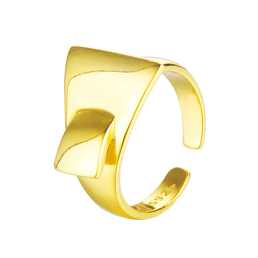 Grosse bague pliée R1038