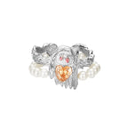 Bague de perles irrégulières Halloween R1167