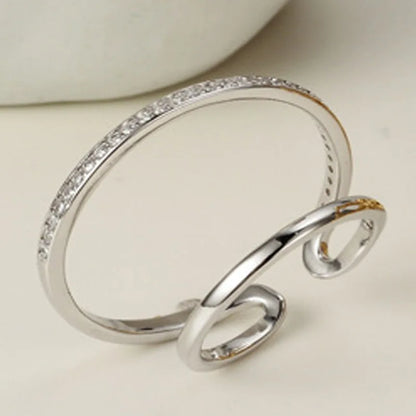 Anneau ouvert CZ Hoop R1075