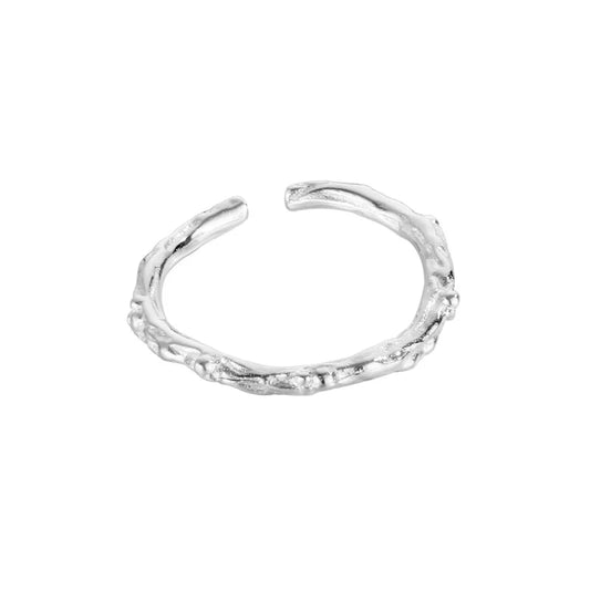 Bague à motif brut unique R1225