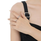 Bague à motif brut unique R1225