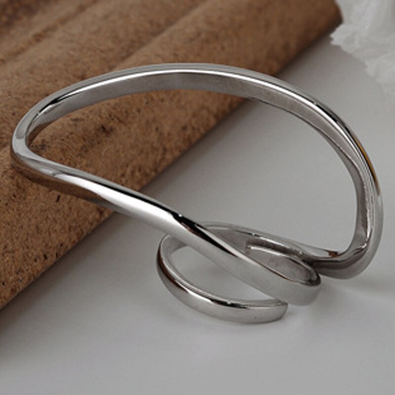 Anneau Ouvert Filigrane Irrégulier R1135