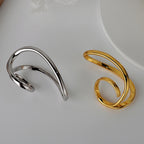 Anneau Ouvert Filigrane Irrégulier R1135