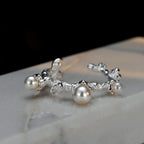 Bague irrégulière en perles de coquillage R1215