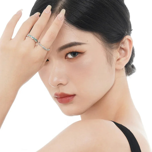 Bague irrégulière en émail R1227