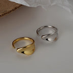 Anneau ouvert épais irrégulier R1044