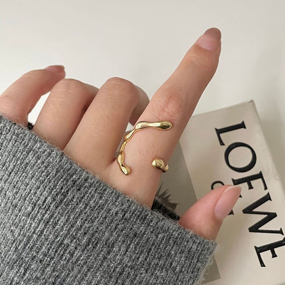 Bague Alien épaisse R1416