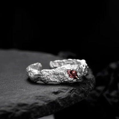 Bague robuste en Zircon Marquise R1191