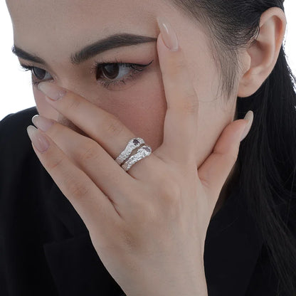 Bague robuste en Zircon Marquise R1191