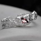 Bague robuste en Zircon Marquise R1191