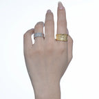 Bague Irrégulière Battue R119