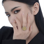 Anneau de disque épais mat pour pièce de monnaie R1208