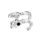 Anneau CZ filaire Alien R1209
