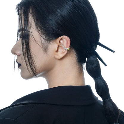 Boucle d'oreille longue CZ originale E1194, 1 pièce