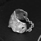 Chaînes texturées mates, anneau large R1260