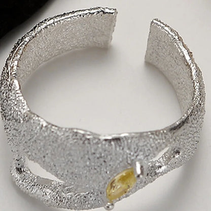 Bague CZ à motif irrégulier R1197