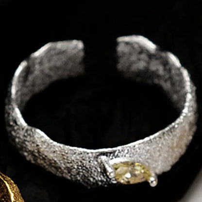 Bague CZ à motif irrégulier R1197