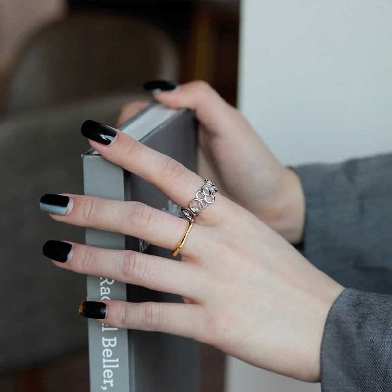 Bague Unique Chevalière Étroite R1132