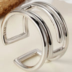 Anneau géométrique à fil large R1147