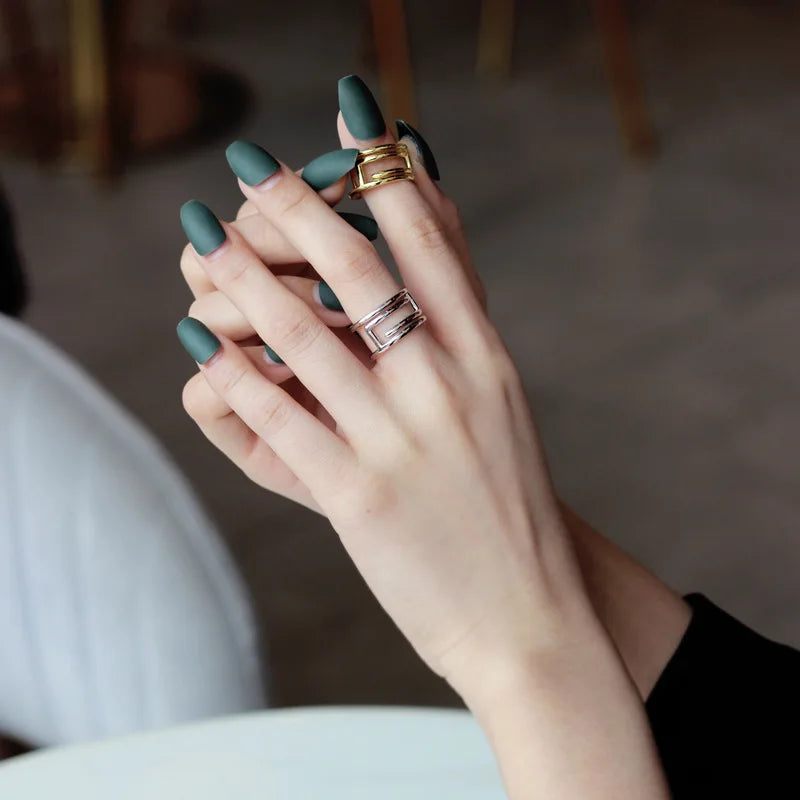 Anneau géométrique à fil large R1147