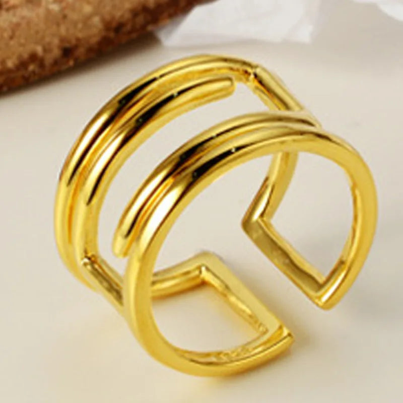 Anneau géométrique à fil large R1147