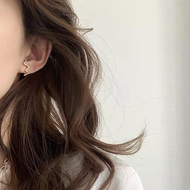 Boucles d'oreilles en filigrane pavées de CZ E1002