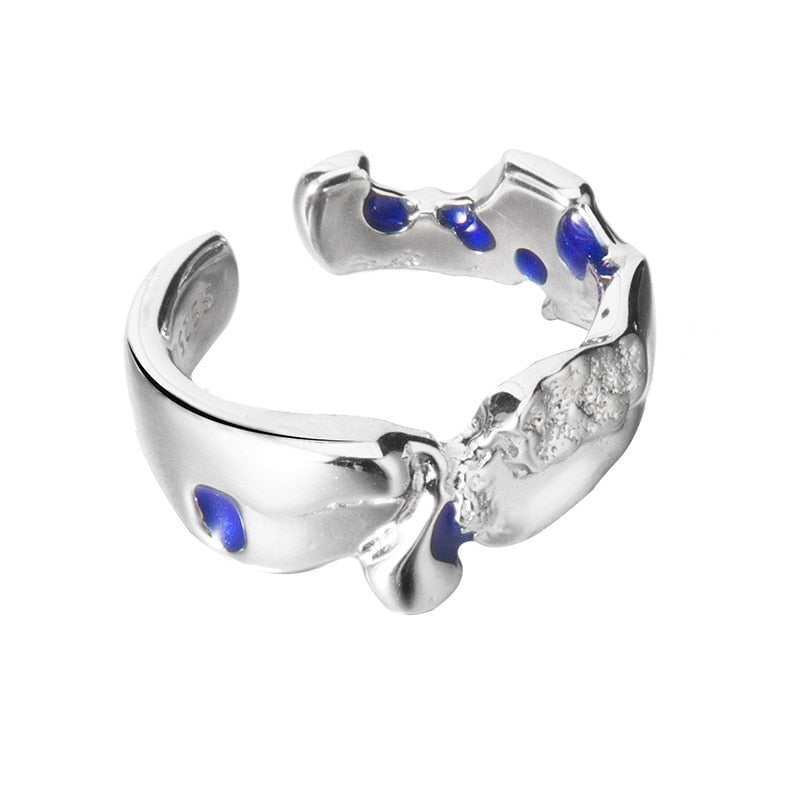 Bague épaisse à texture irrégulière R1254