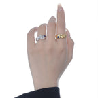 Bague épaisse à texture irrégulière R1254