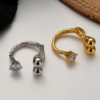 Bague irrégulière à texture froissée R1091