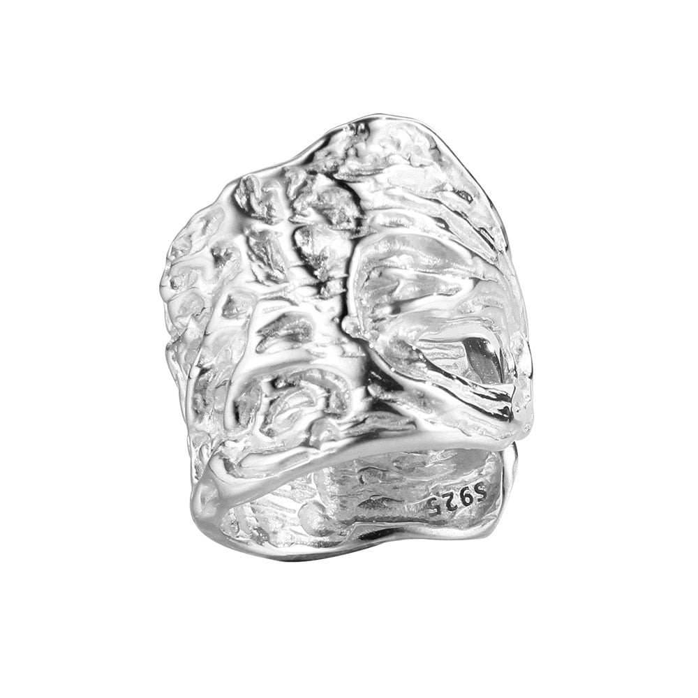 Anneau large à texture robuste R1040