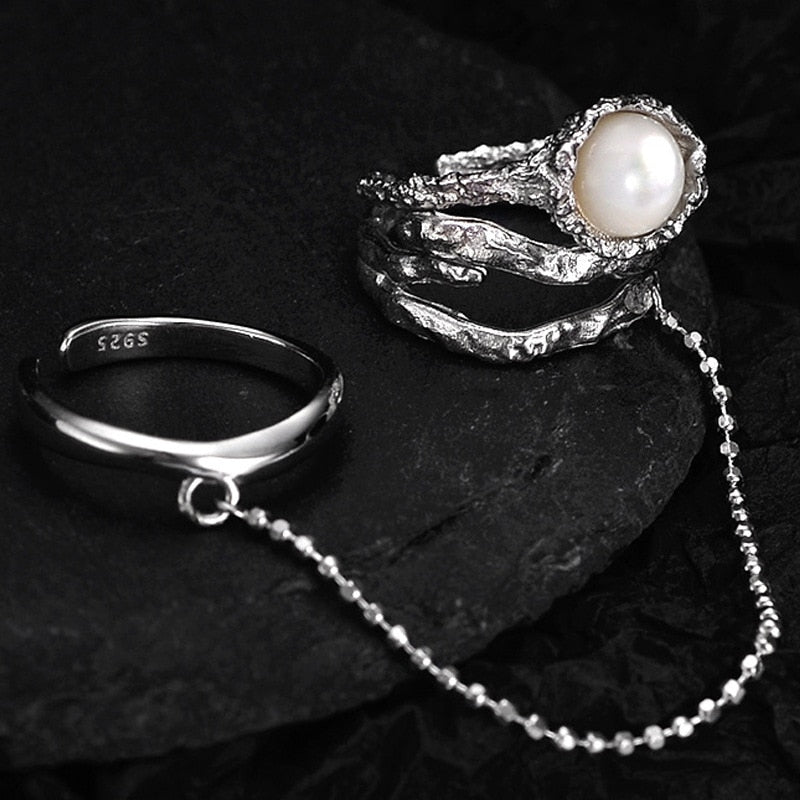 Bague enchaînée robuste R1206