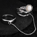 Bague enchaînée robuste R1206