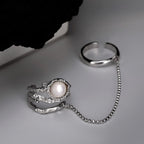 Bague enchaînée robuste R1206