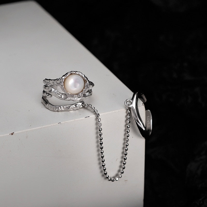 Bague enchaînée robuste R1206