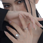 Bague enchaînée robuste R1206