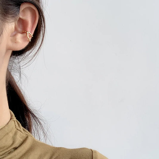 Boucle d'Oreille Clip Filigrane Alien E1092, 1 Pièce
