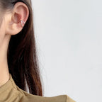 Boucle d'Oreille Clip Filigrane Alien E1092, 1 Pièce