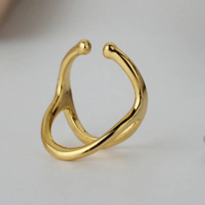 Boucle d'Oreille Clip Filigrane Alien E1092, 1 Pièce