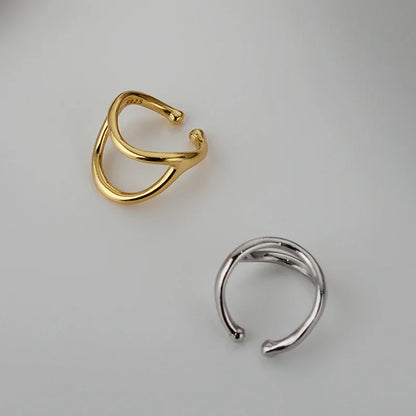 Boucle d'Oreille Clip Filigrane Alien E1092, 1 Pièce