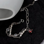 Bracelet de perles baroques multi-chaînes B1034
