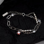 Bracelet de perles baroques multi-chaînes B1034