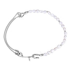 Collier irrégulier de perles baroques N1044