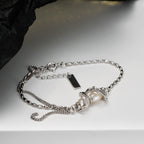Bracelet à pampilles en perles baroques B1000
