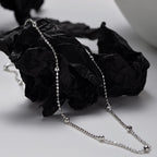 Collier chaîne à billes perlées N1039