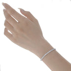 Bracelet à chaîne coulissante Bling CZ B1013