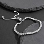 Bracelet à chaîne coulissante Bling CZ B1013