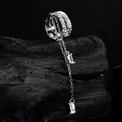 Manchette d'oreille Huggies en chaîne CZ E1129, 1 pièce