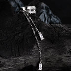 Manchette d'oreille Huggies en chaîne CZ E1129, 1 pièce