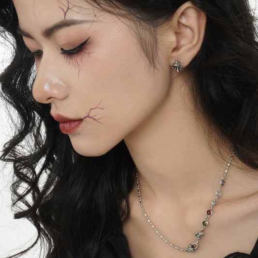 Collier de perles en zircon coloré N1000