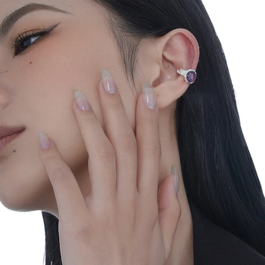 Boucle d'oreille CZ à motif érodé E1169, 1 pièce